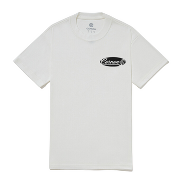 CARNAN - Globe Heavy T-Shirt "Off White"