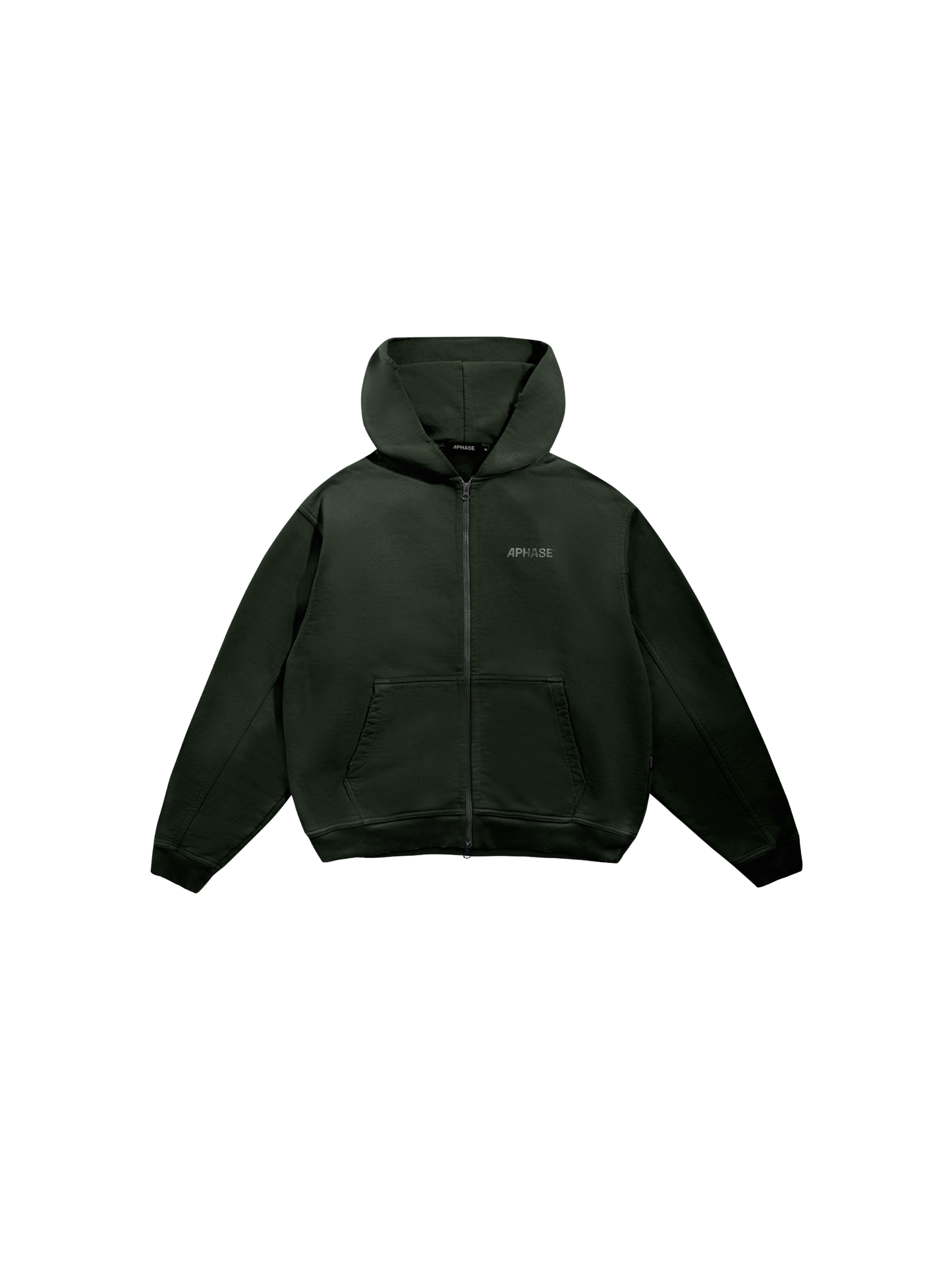 Classic Zip Hoodie "Stone Green"