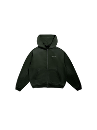 Classic Zip Hoodie "Stone Green"