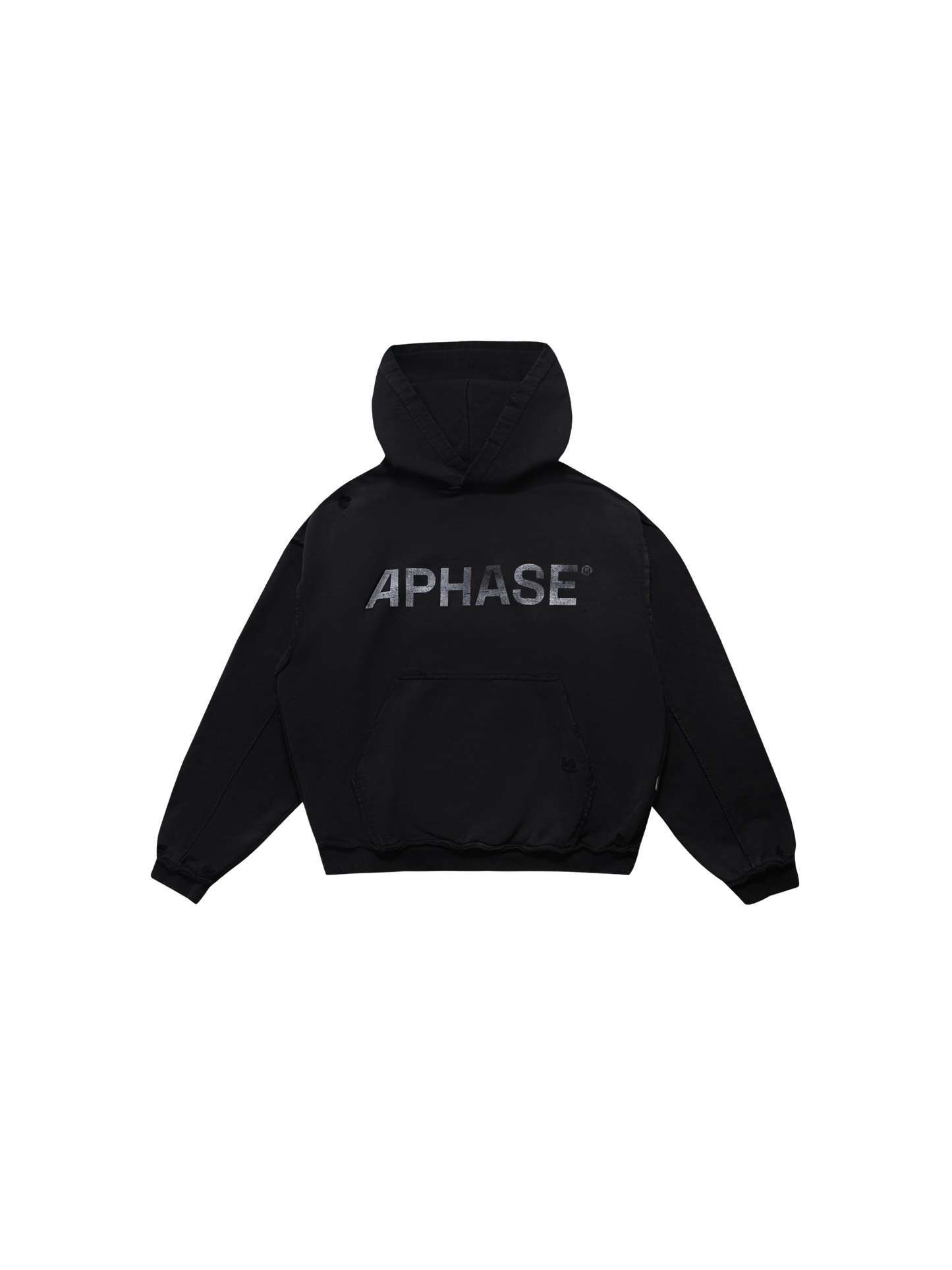 Classic Frontal Hoodie "Stone Black"