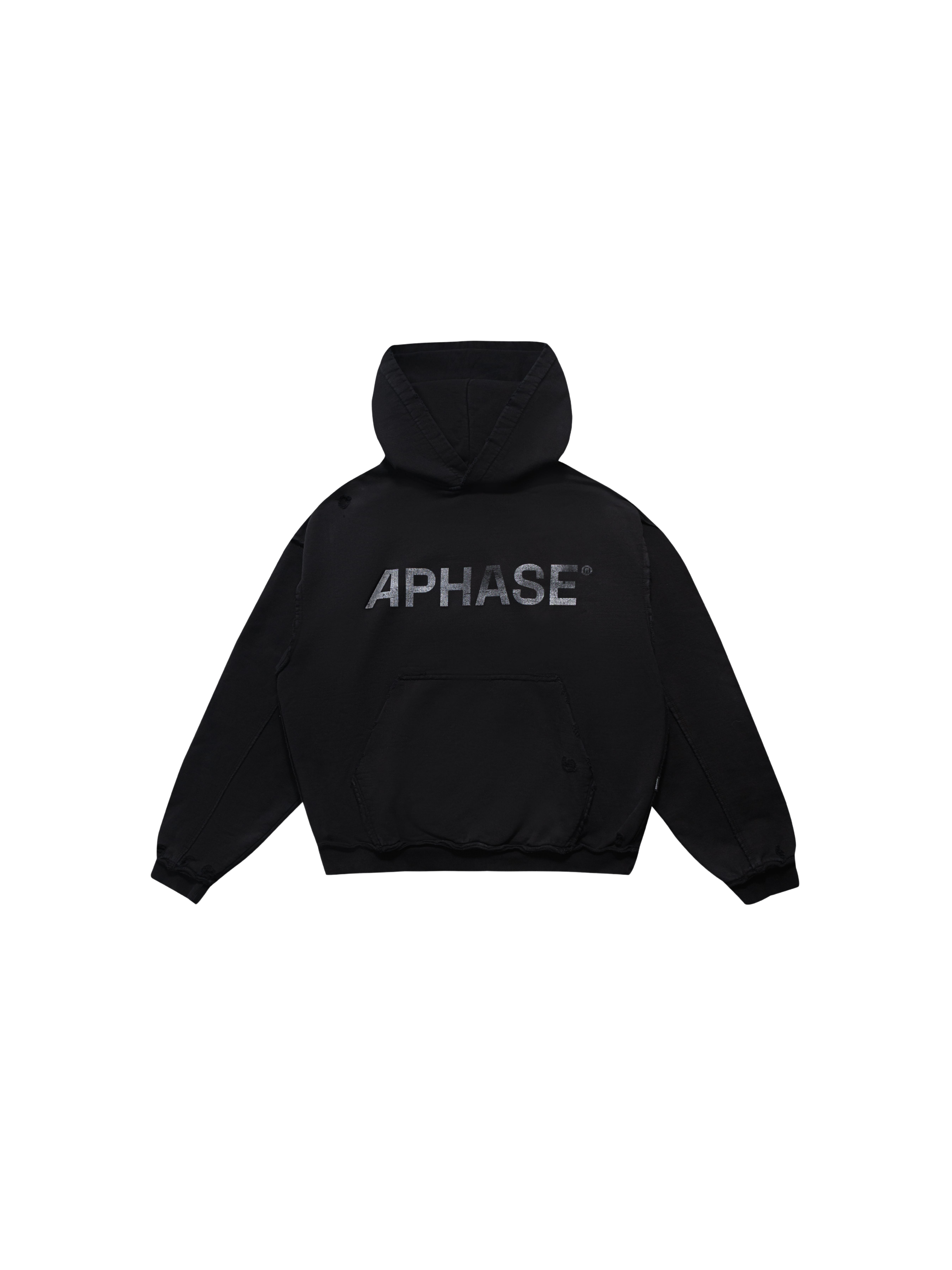 Classic Frontal Hoodie "Stone Black"