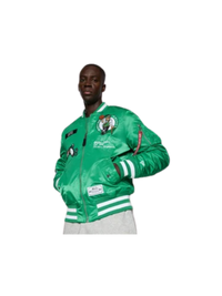 Alpha Industries X New Era Bomber Jacket Boston Celtcs "Green"