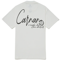CARNAN - Heavy T-Shirt Cursive "Off White" - THE GAME