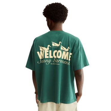 WELCOME - Camiseta Boxy Ducks "Verde" - THE GAME
