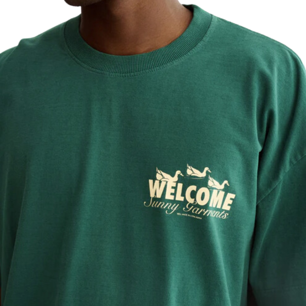 WELCOME - Camiseta Boxy Ducks "Verde" - THE GAME