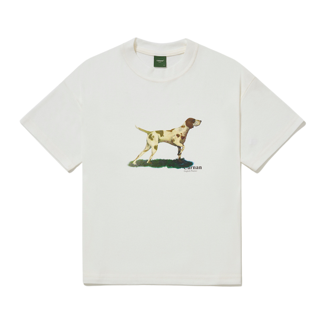 CARNAN - Pointer Heavy T-Shirt "Off White"