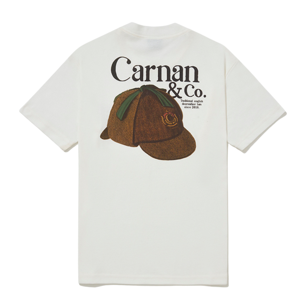 CARNAN - Deerstalker Heavy T-Shirt "Off White"