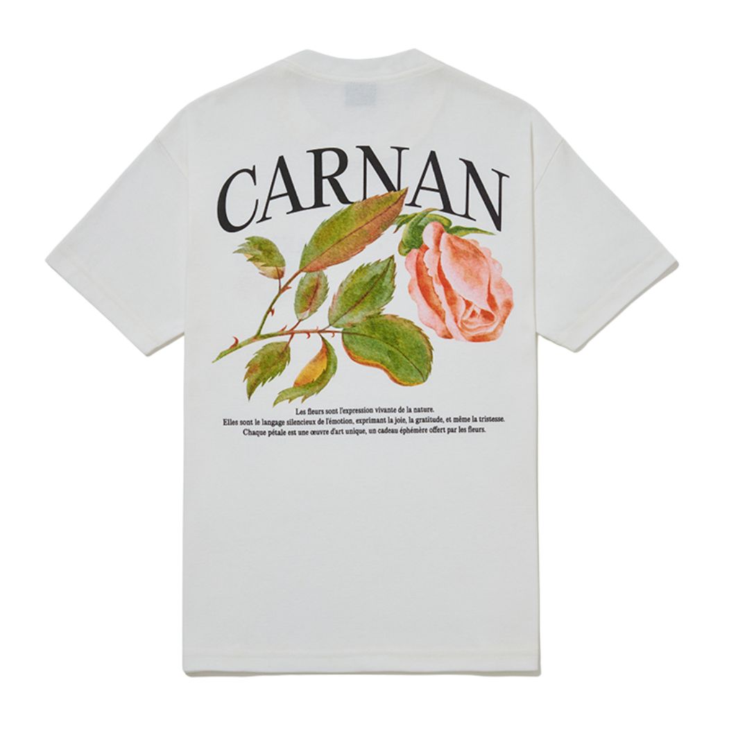 CARNAN - Rose Heavy Tee "Off" - THE GAME
