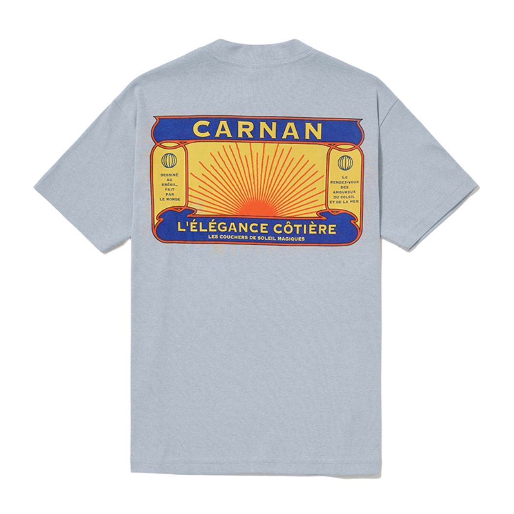 CARNAN - Elegance Heavy Tee "Grey" - THE GAME