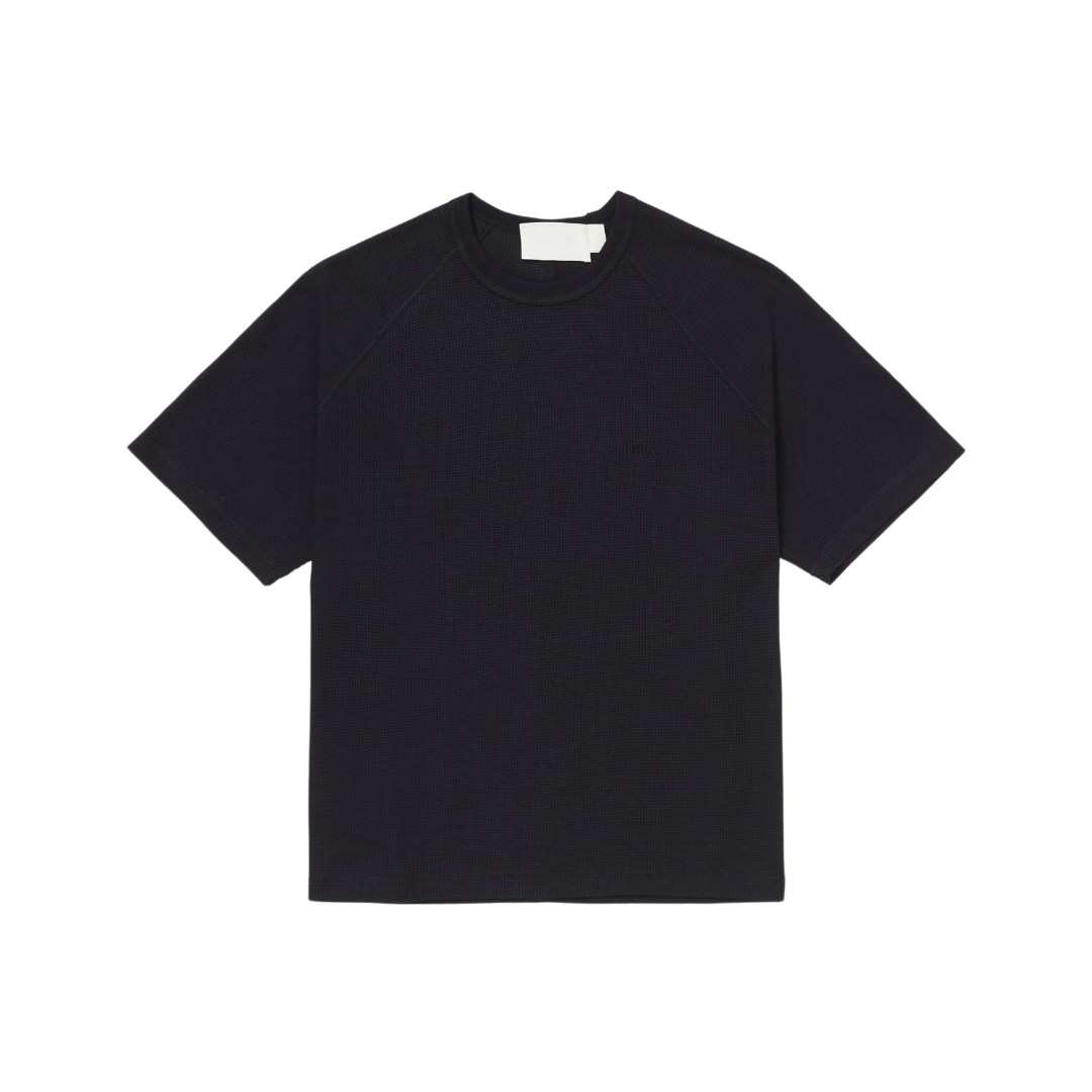 PACE - Waffle Knit Tee "Black"