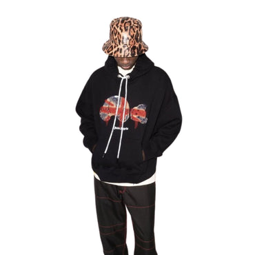PALM ANGELS - Browns Union Jack Bear Hoodie - THE GAME