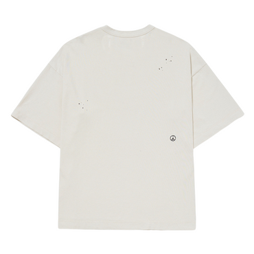 PIET - Camiseta Splatter "Bone White"