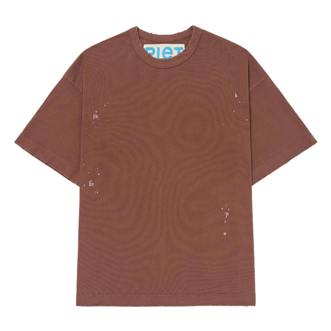 PIET - Camiseta Splatter "Brown"