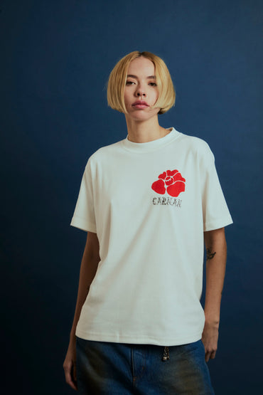 CARNAN - Blossom Heavy T-shirt "Off"