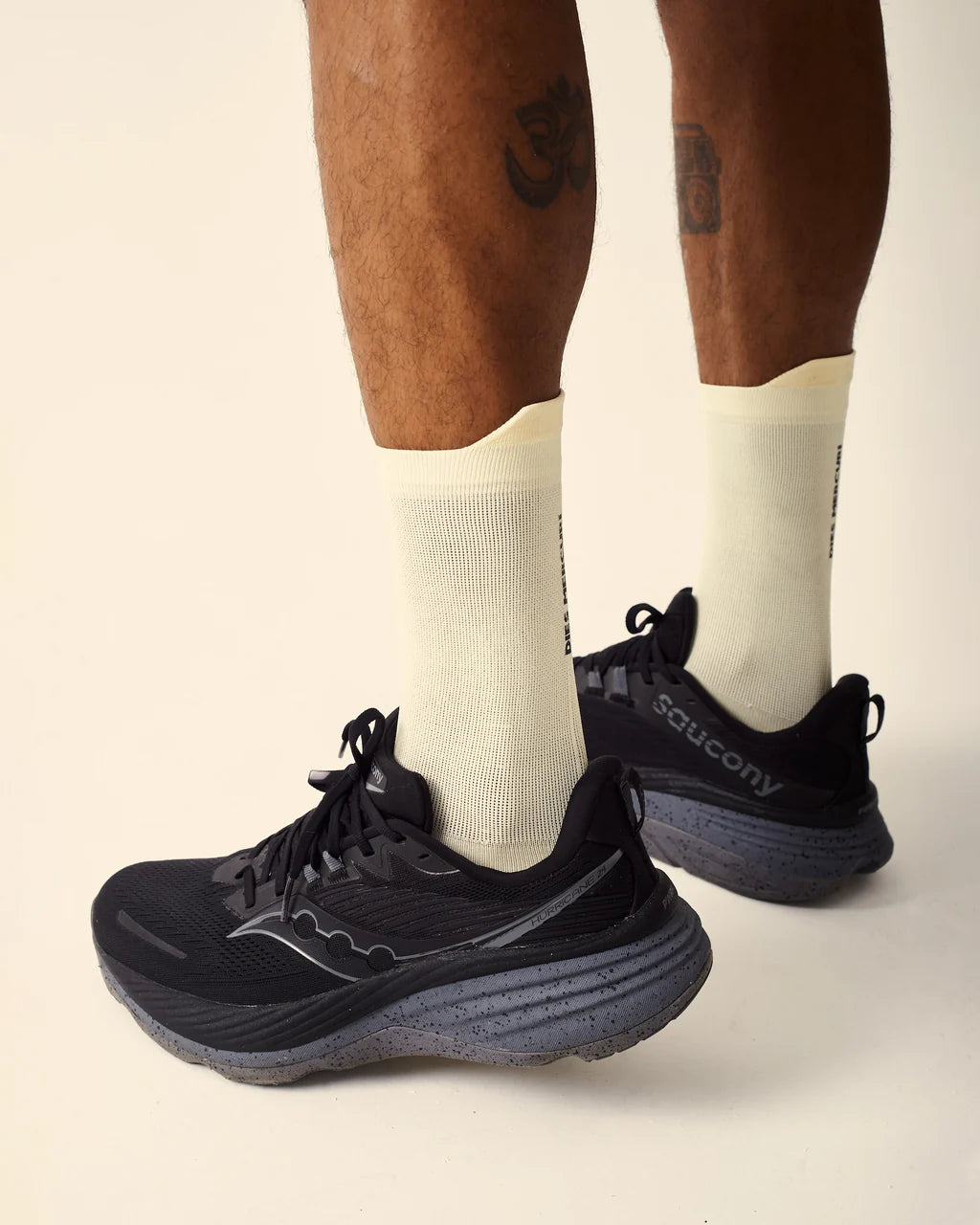 Lightweight Running Socks "Off White"
