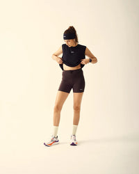 Quarter Tight Short "Coffee" (Fem)