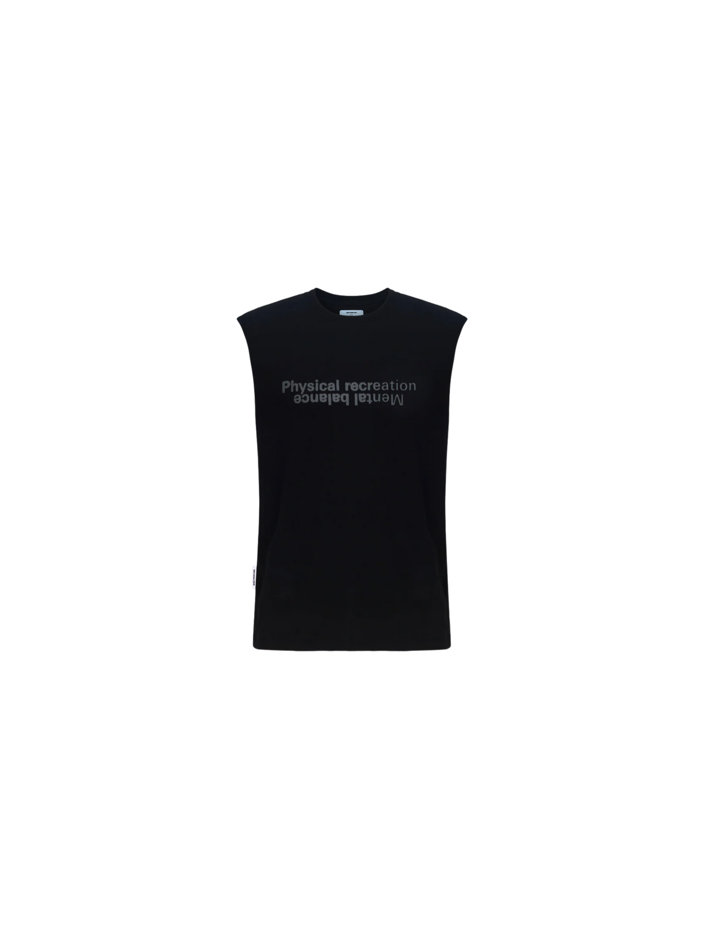 DM016 Cotton Running Tank "Black"