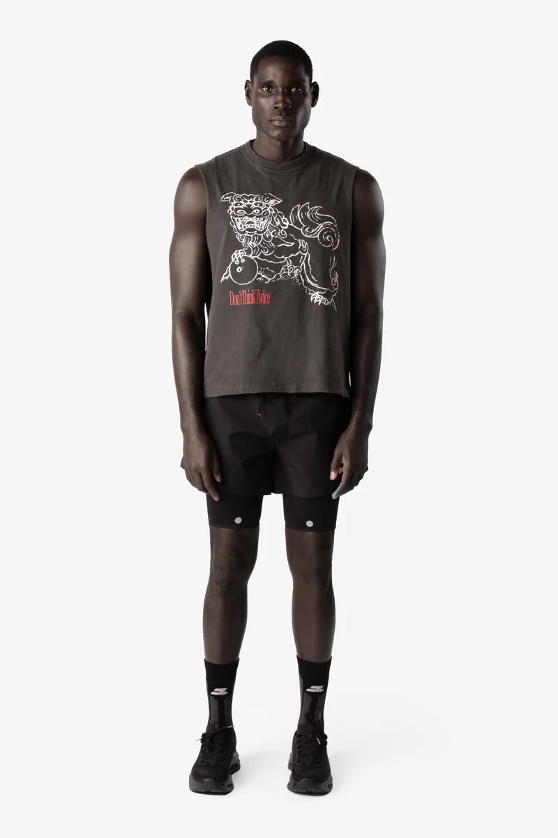 DT2 Logo Drummer Tank SHISA "Stone Whased Black"