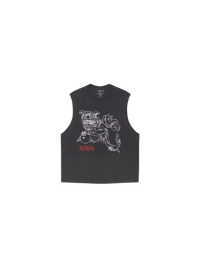 DT2 Logo Drummer Tank SHISA "Stone Whased Black"