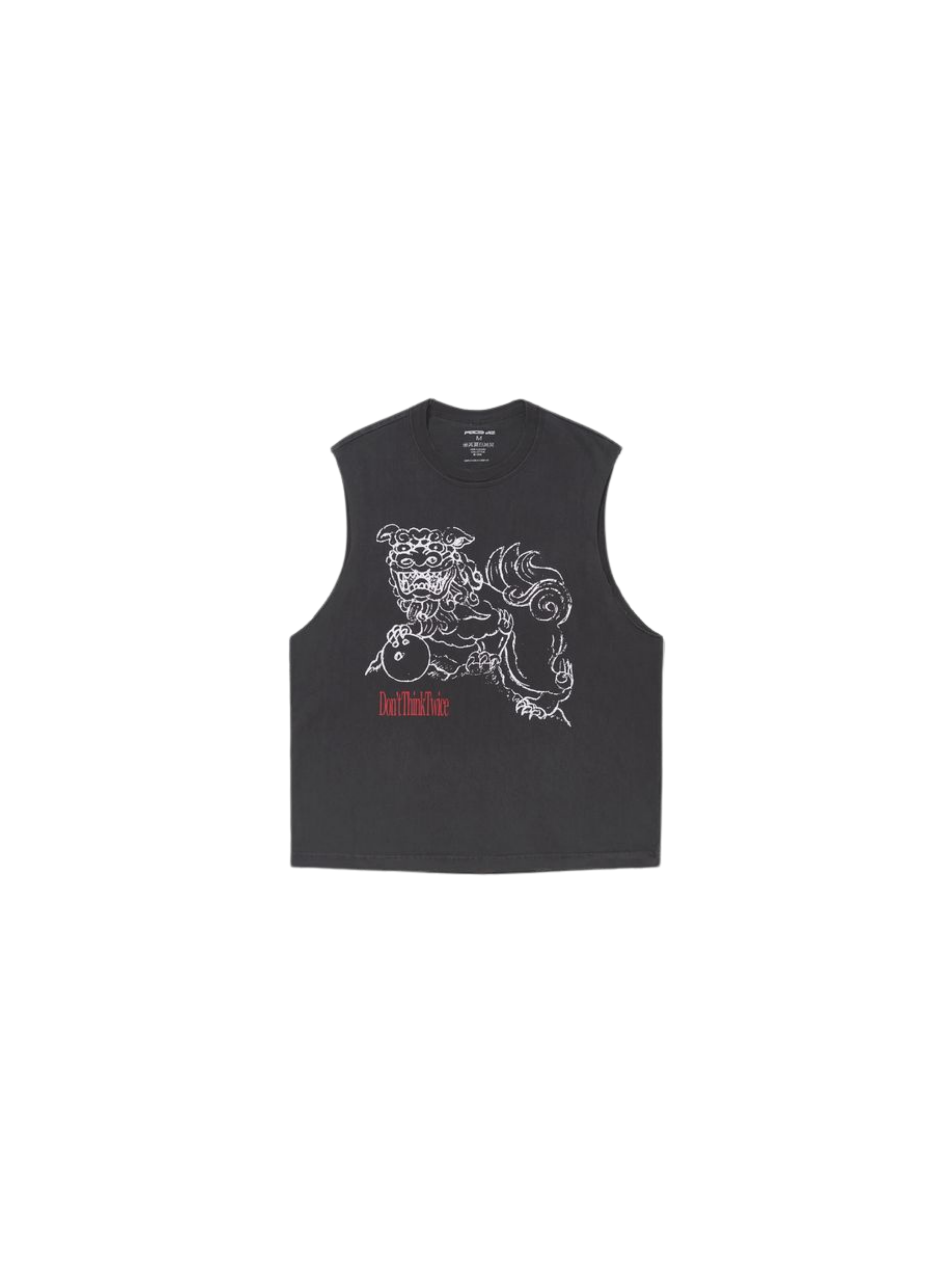 DT2 Logo Drummer Tank SHISA "Stone Whased Black"