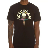 ICE CREAM - Friends Tee "Black" - THE GAME