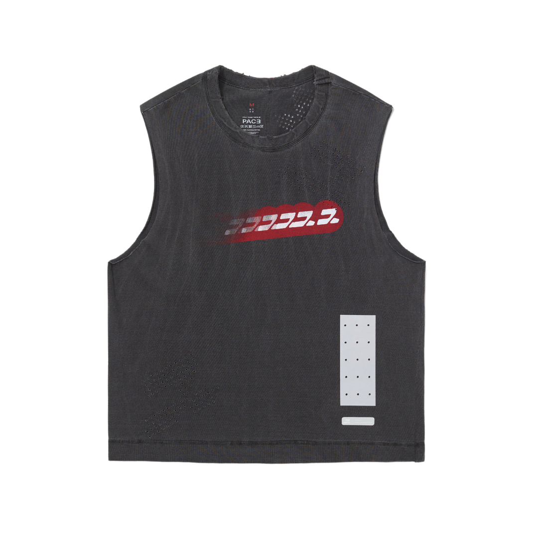 PACE - DT2 Drummer Tank Top Red Round "Stone" - THE GAME