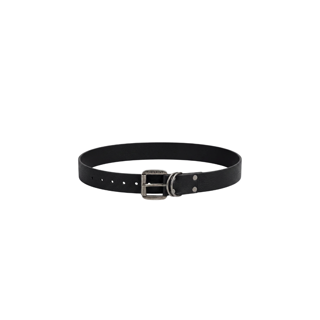 Leather Belt THESAINT "Black"