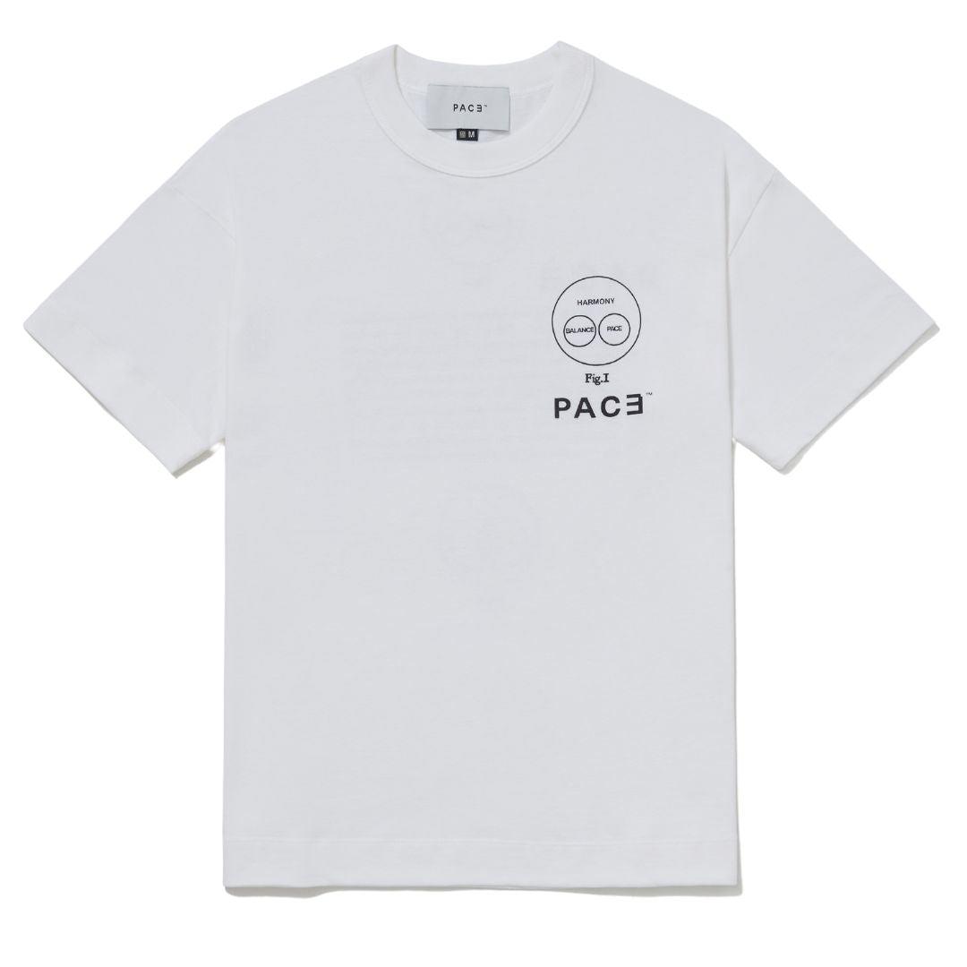 PACE - Harmony Balance and Pace Regular Tee "Off White" - THE GAME