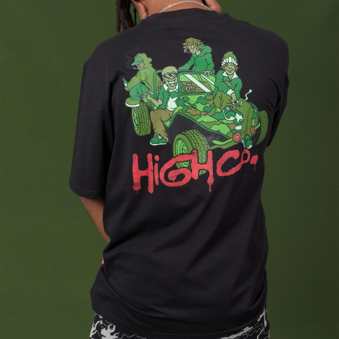 HIGH - Camiseta Squad "Black" - THE GAME