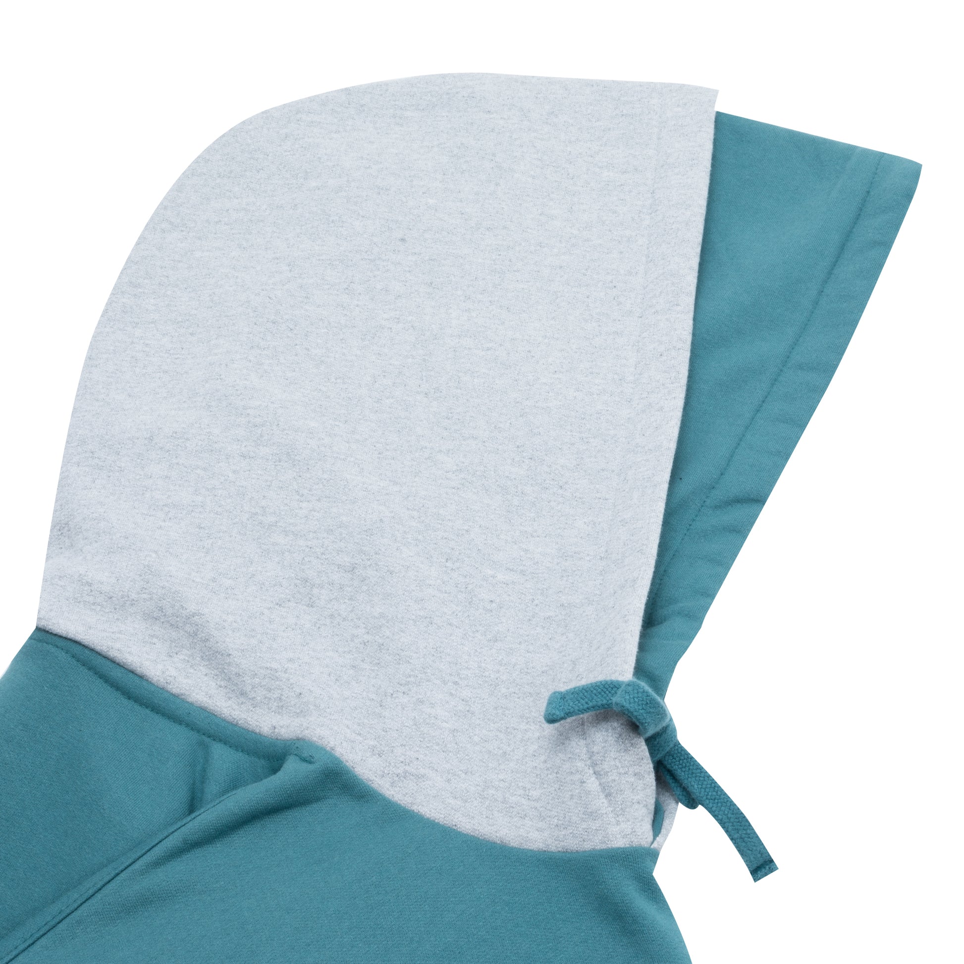 HIGH - Double Hooded Pullover "Oil Blue" - THE GAME