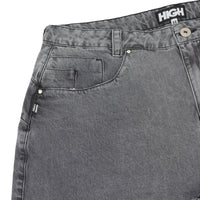 HIGH - Jeans Shorts Mechatronics "Black" - THE GAME
