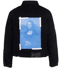 OFF--WHITE - Mona Lisa Denim Jacket "Black" - THE GAME