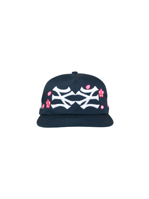 Cap oMA Studios NY NY "Cherry Blossom Navy"