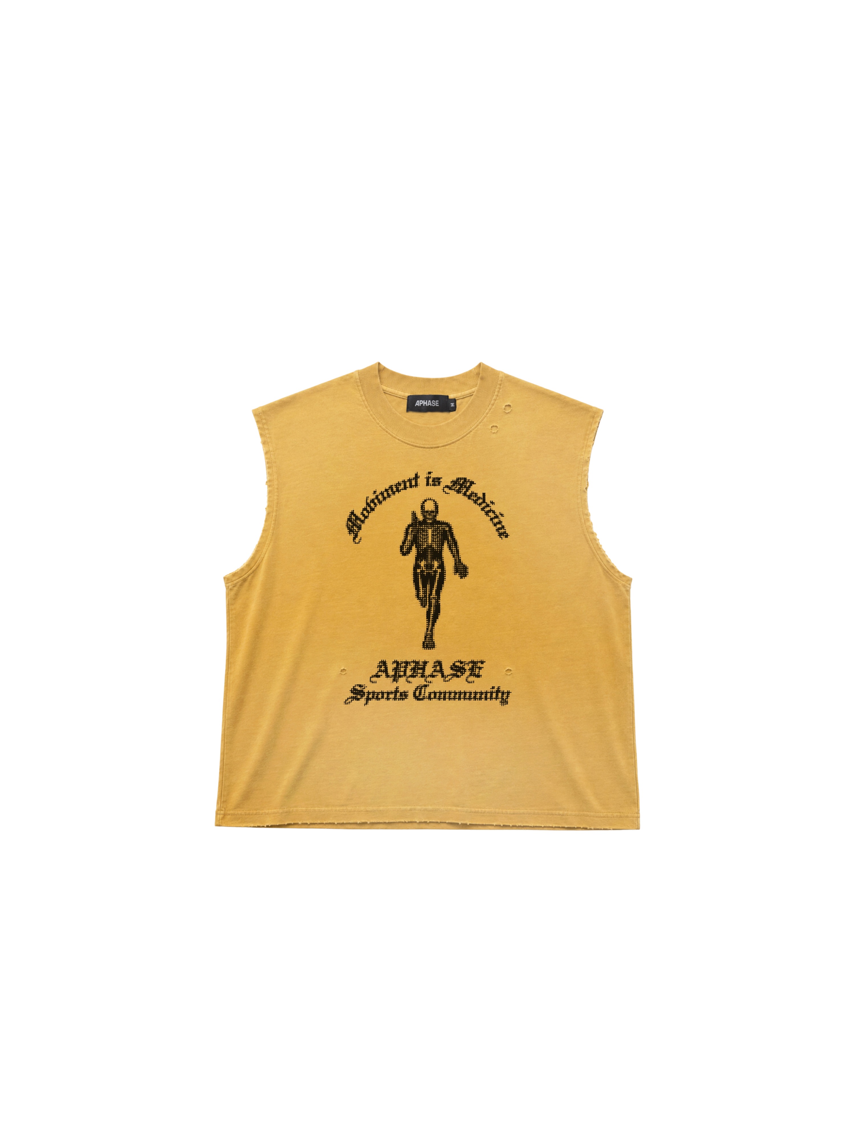 Running Forever Tank Top  "Whased Yellow"