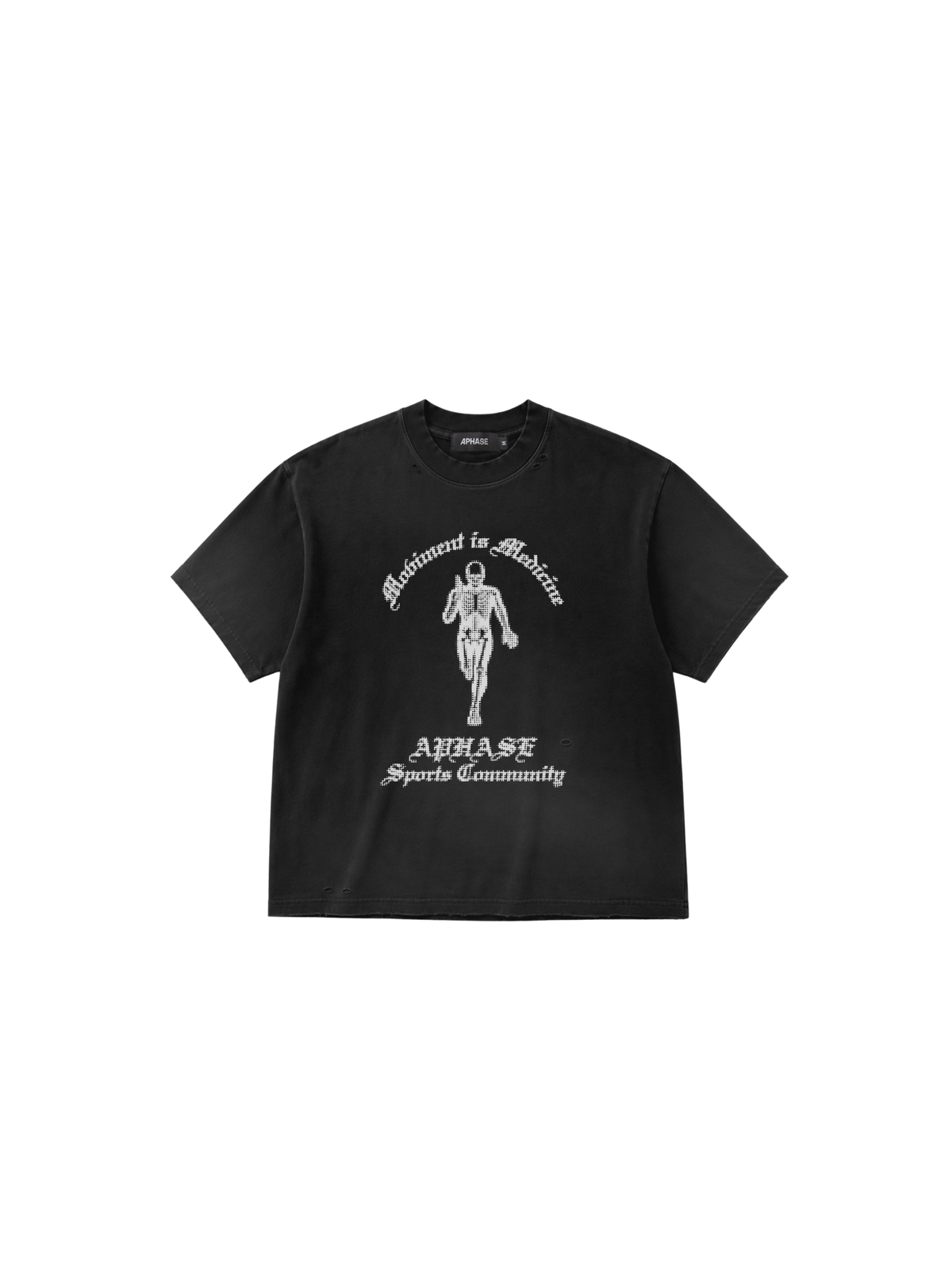 Running Forever T-Shirt  "Whased Black"