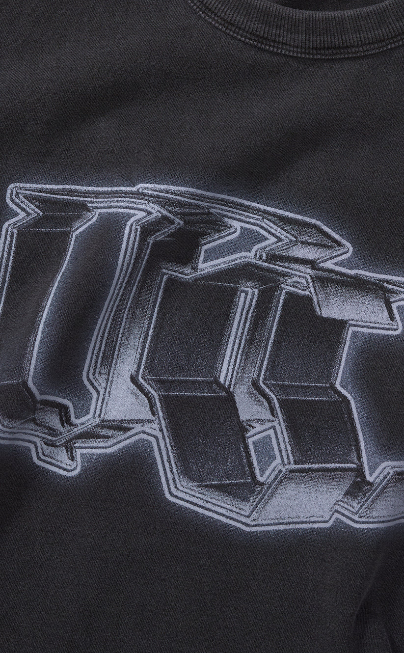 Camiseta QC Prisma Boxy "Stoned Preto"
