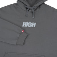 HIGH - Reflective Hoodie Logo "Dark Grey"