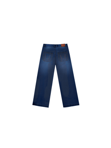 Washed Jeans "Dark Blue"