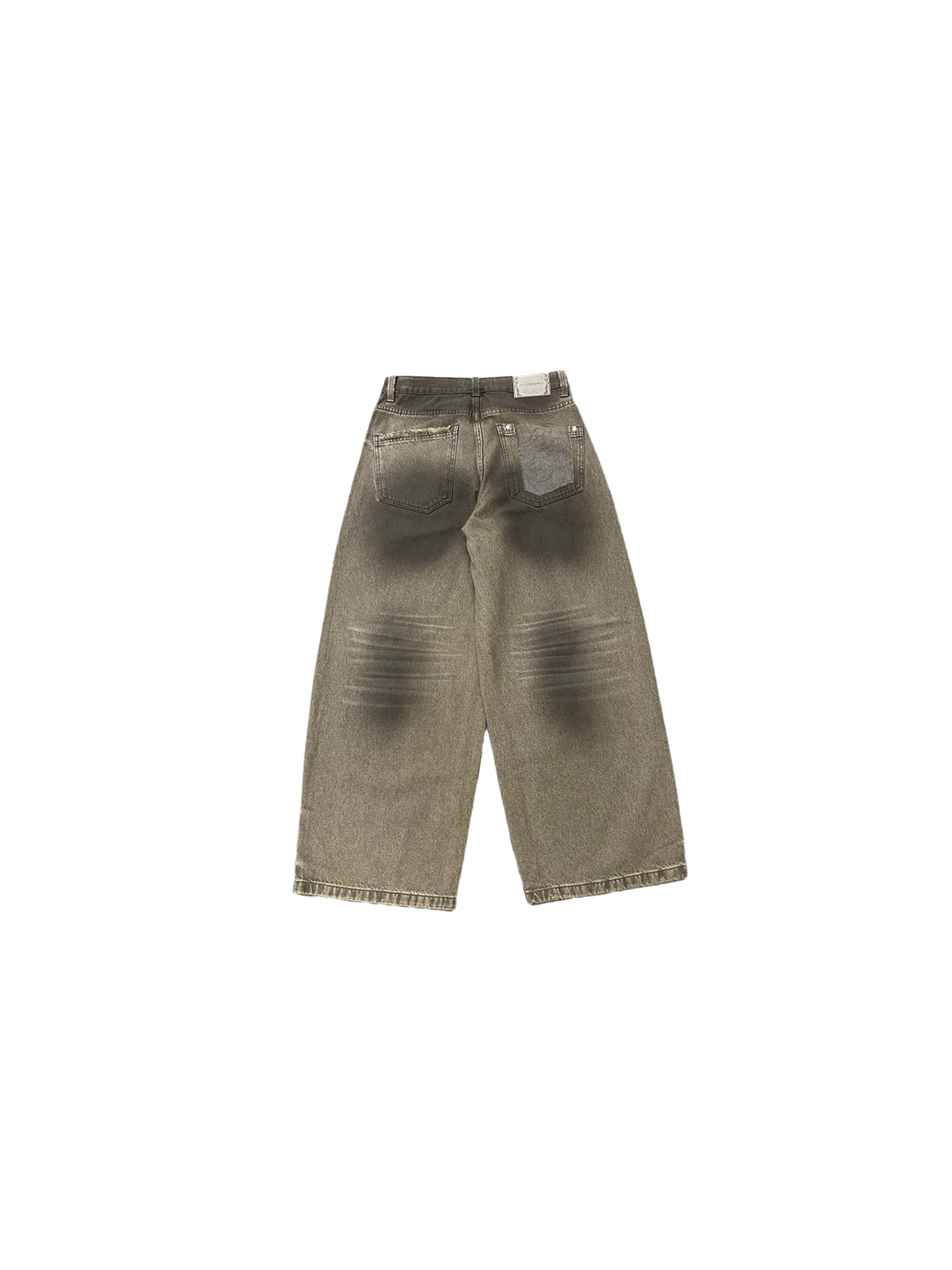 Grey Grease Baggy x Wide Leg