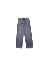 Straight Denim Pants "Worn Blue"