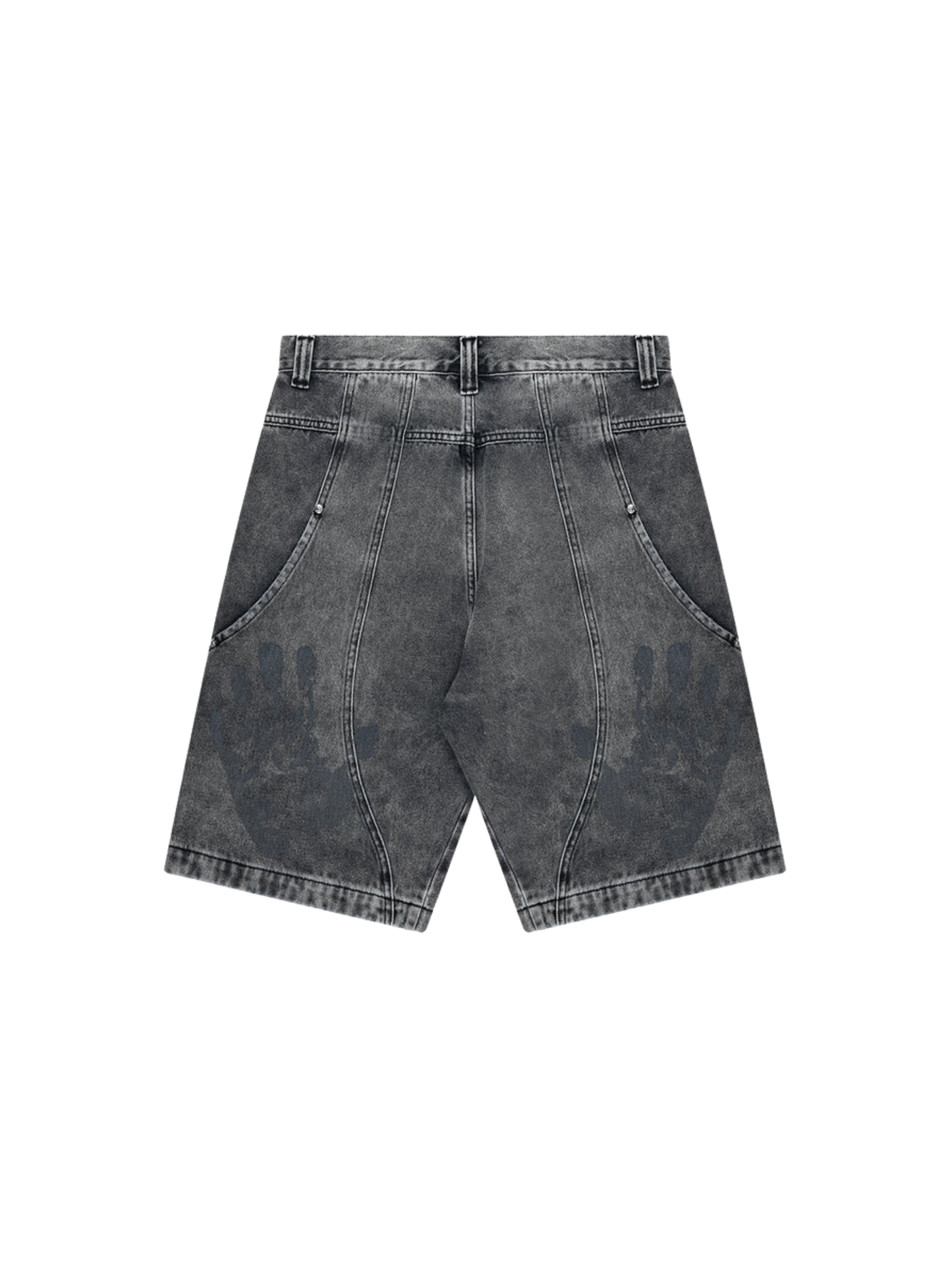 Bermuda Jeans Double Hand Lamaceiro "Chumbo"