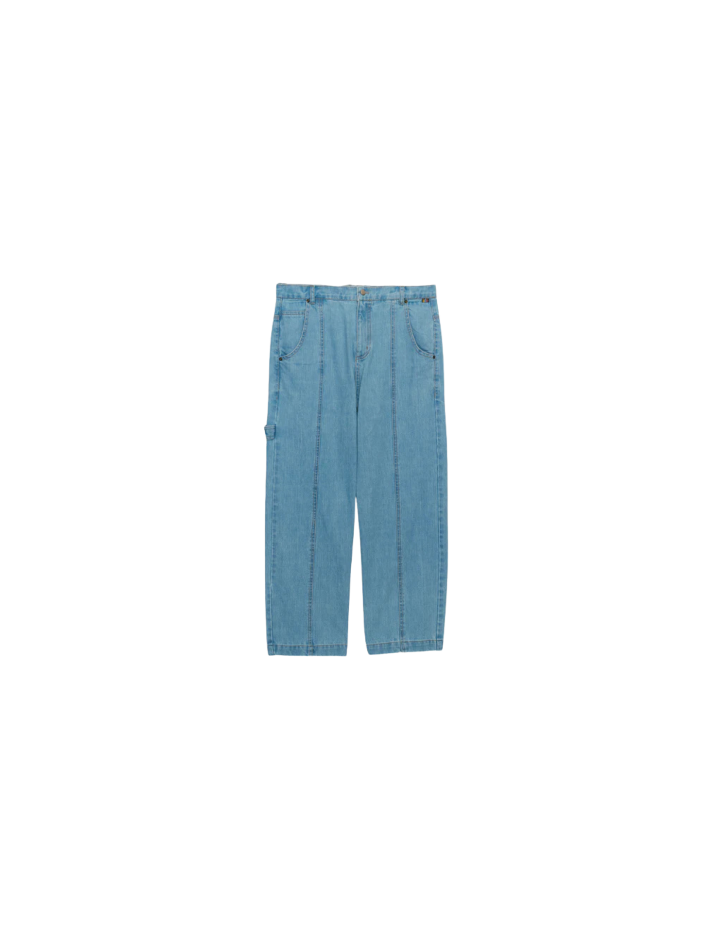 Calça Jeans Recorte Vertical "Média"