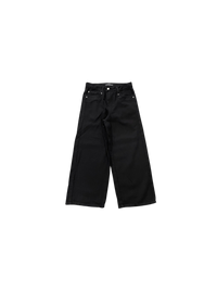 Black Frequency Wide Leg