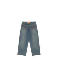 Calça Jeans Reta "Azul"