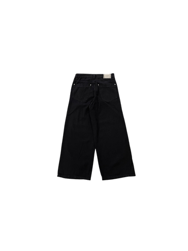 Black Frequency Wide Leg