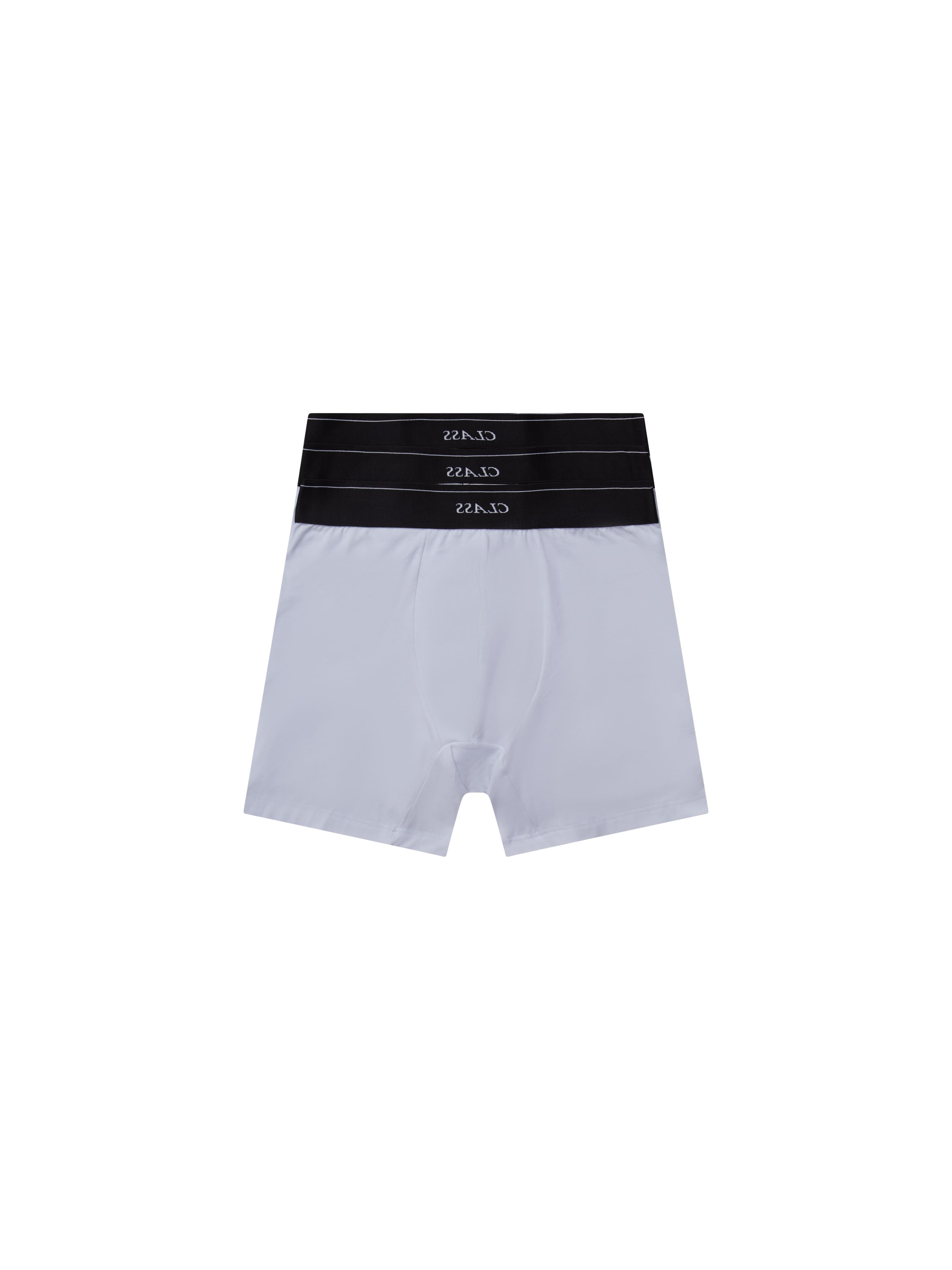 3 Pack Boxer Class Inverso "White"