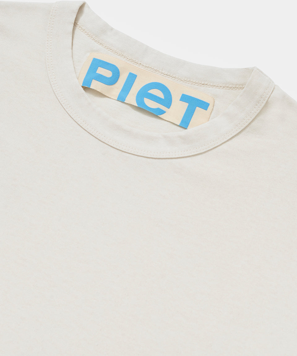 PIET - Camiseta Splatter "Bone White"