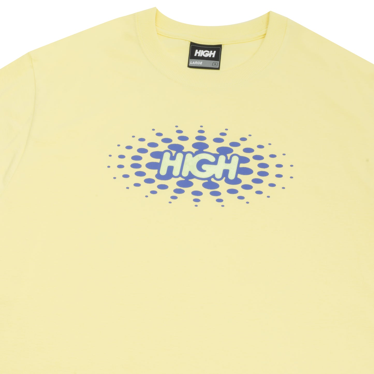 HIGH - Camiseta Club Logo "Soft Yellow" - THE GAME