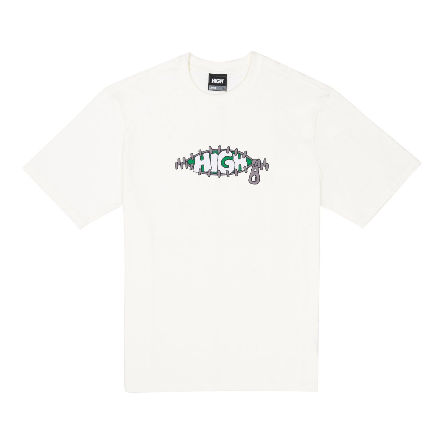 HIGH - Camiseta Ziper "White"