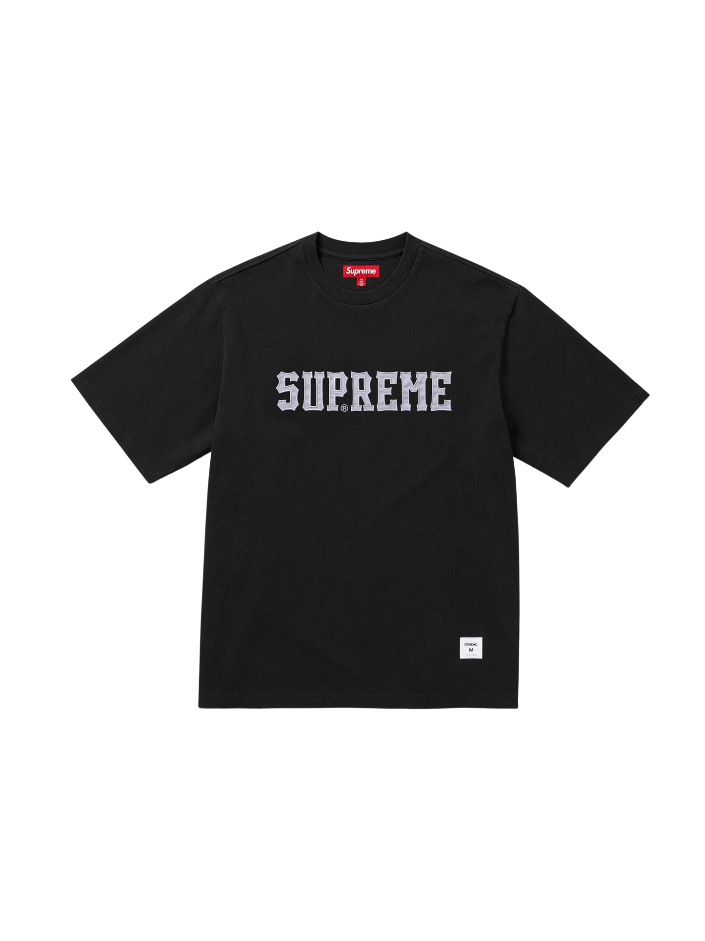 Twill Appliqué SS Top "Black"